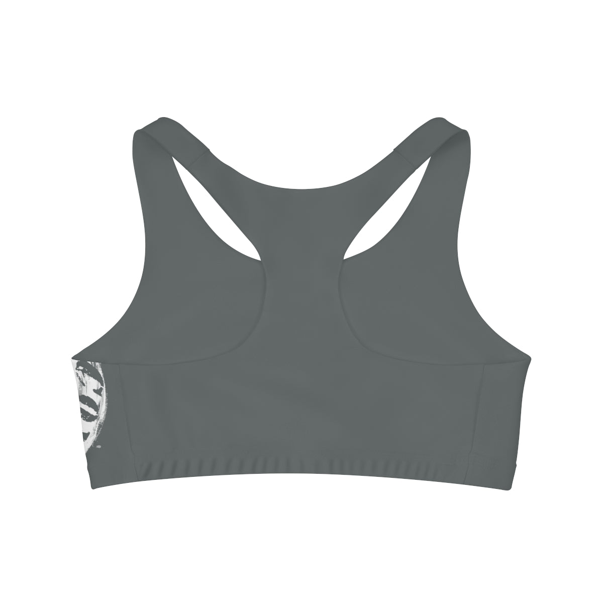GREY- Seamless Miner Combat Sports Bra