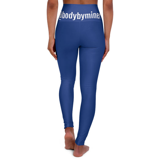 Dark Blue High Waisted- BodybyMiner Leggings