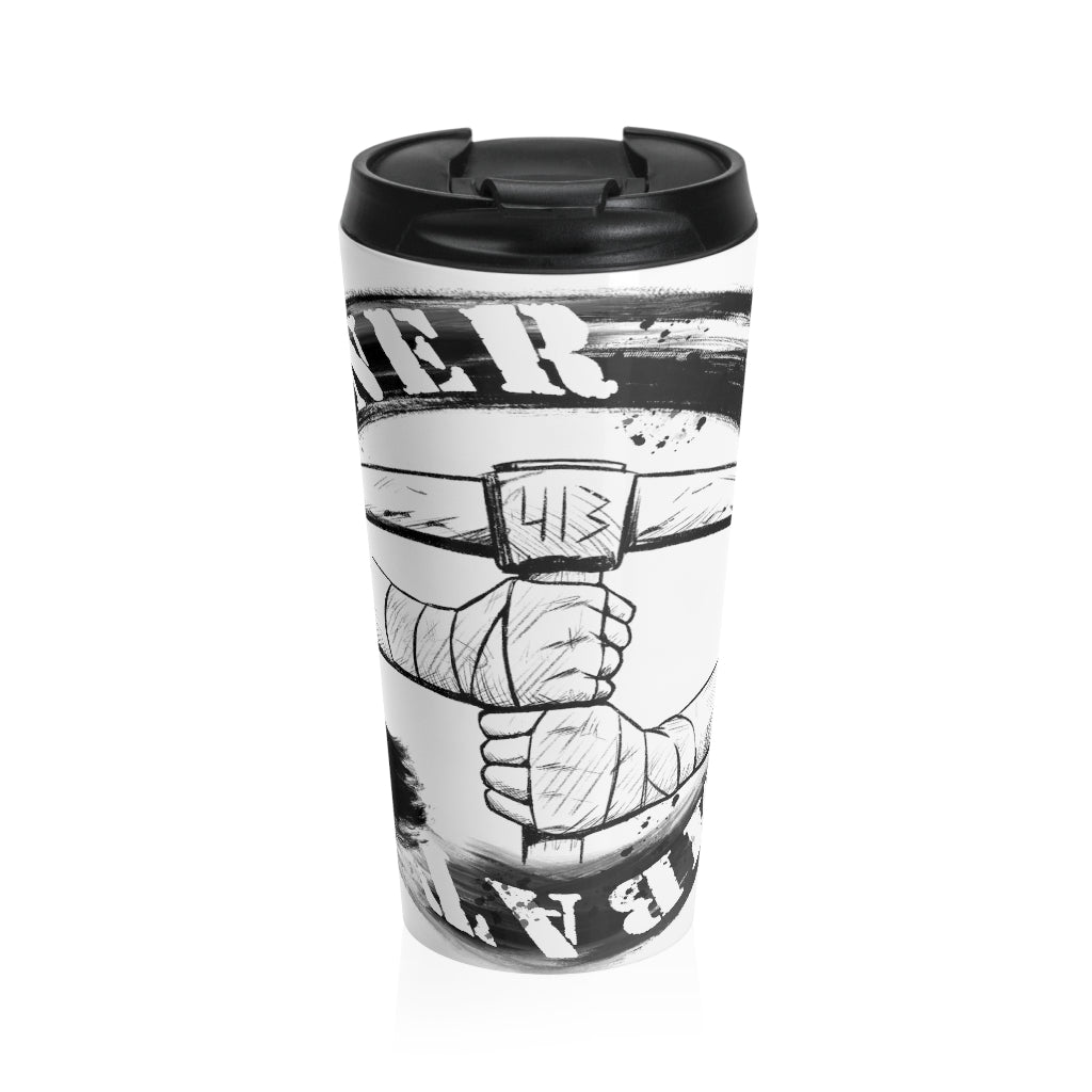 Stainless Steel Miner Combat Travel Mug