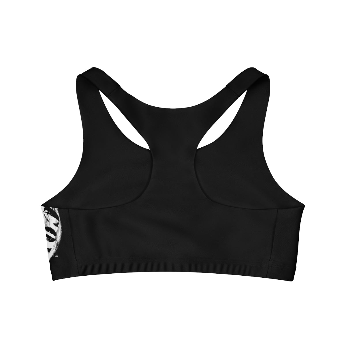 BLACK- Seamless Miner Combat Sports Bra