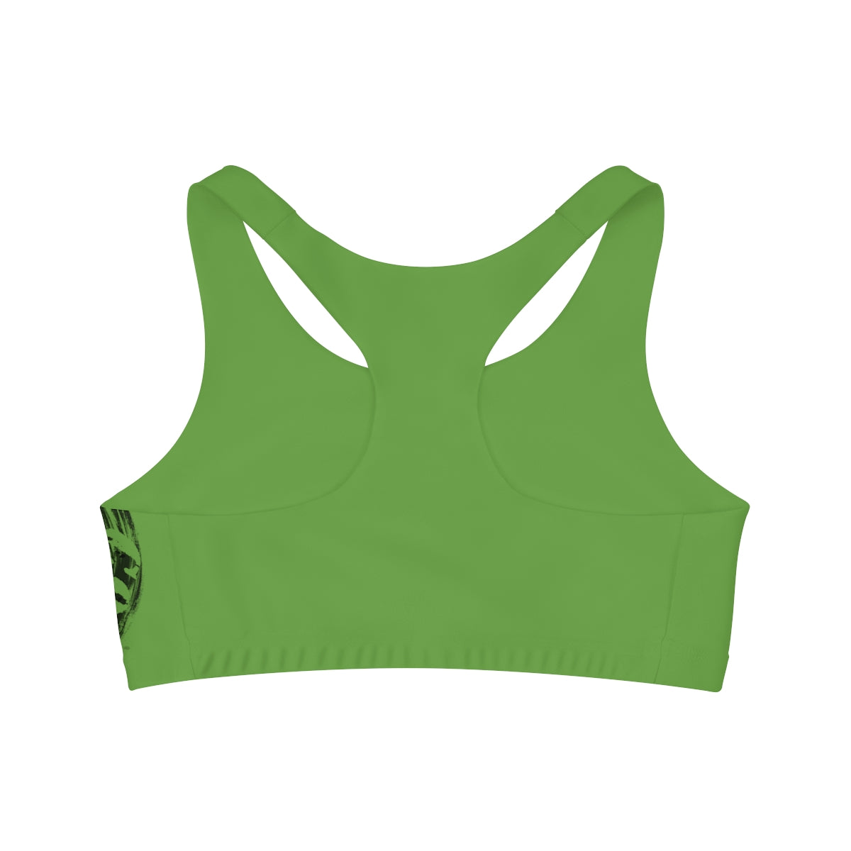 GREEN- Seamless Miner Combat Sports Bra