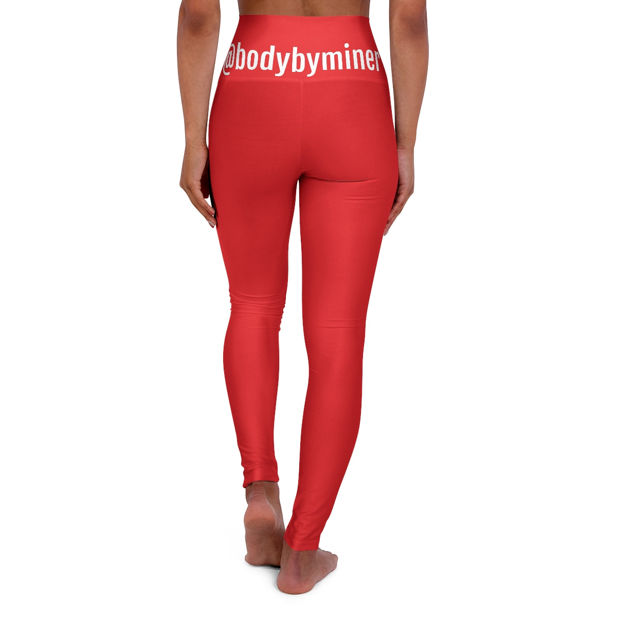 Red High Waisted- BodybyMiner Leggings