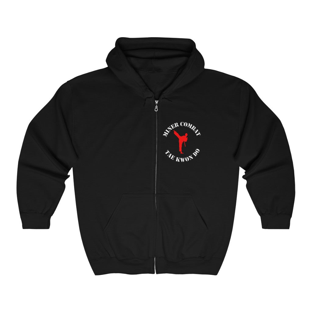 Unisex TAE KWON DO Zip Hooded Sweatshirt