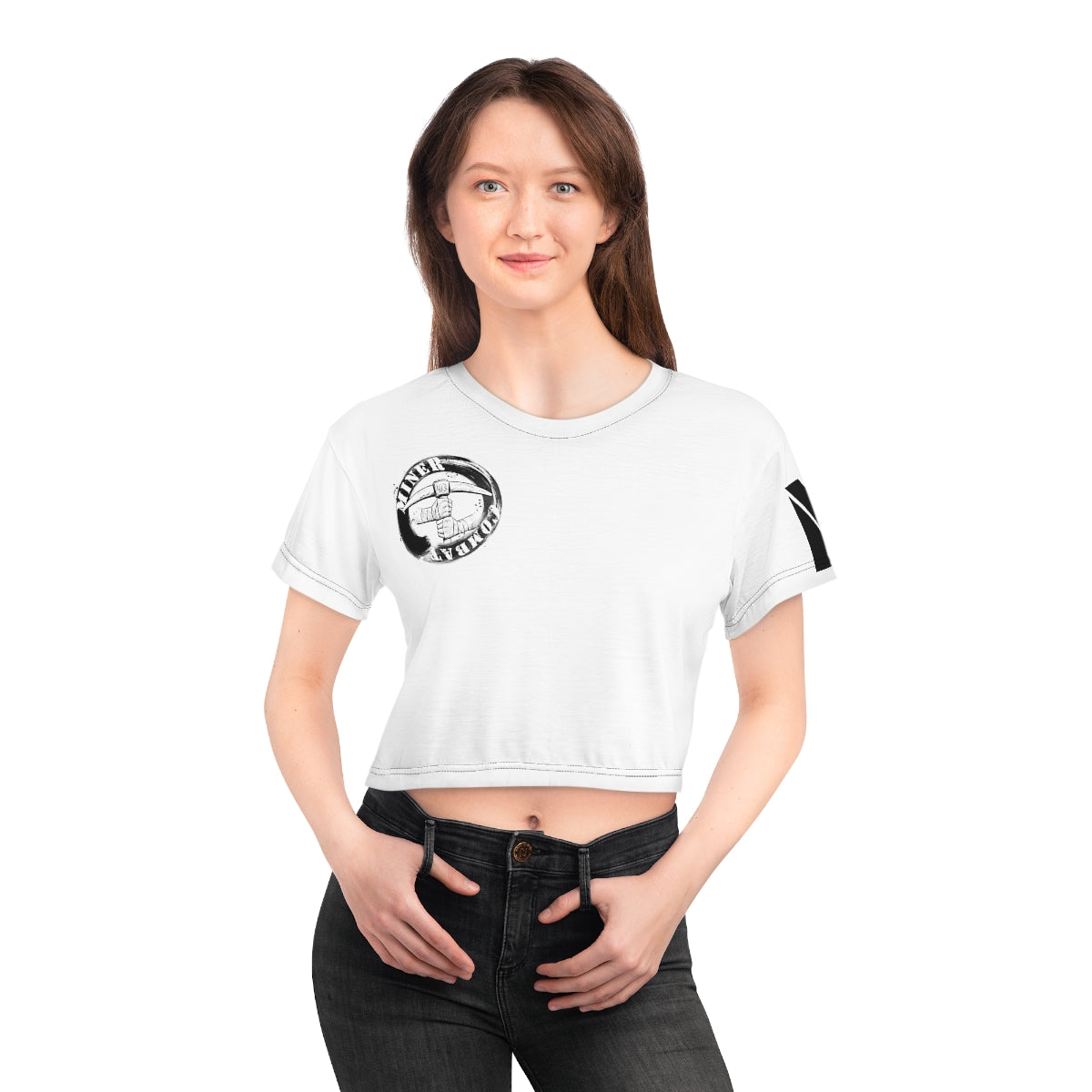 AOP Crop Tee