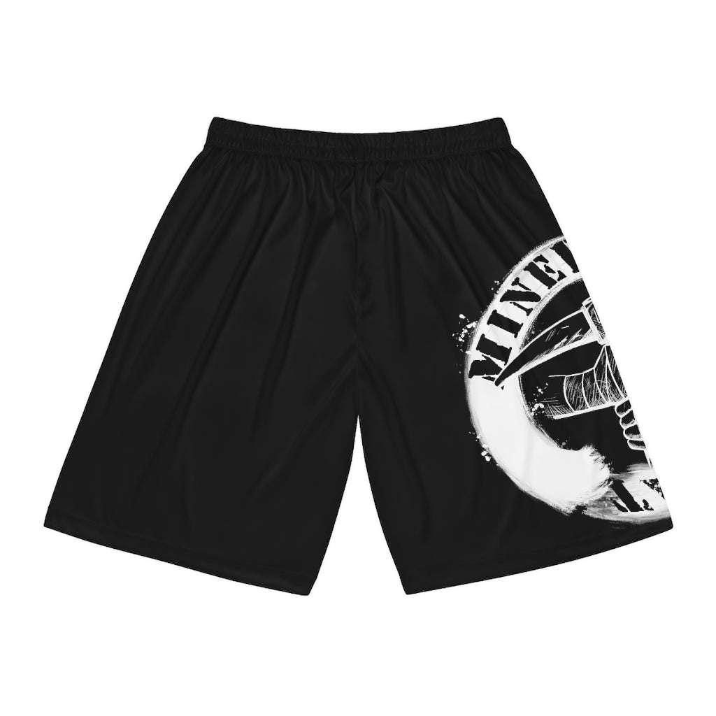 Miner Combat BLACK Basketball Shorts