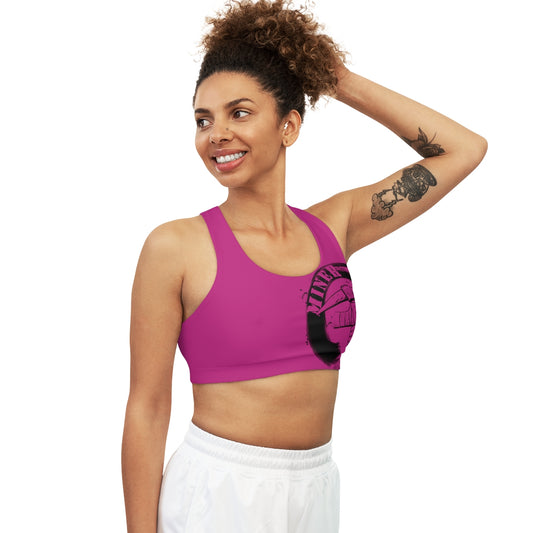 PURPLE- Seamless Miner Combat Sports Bra