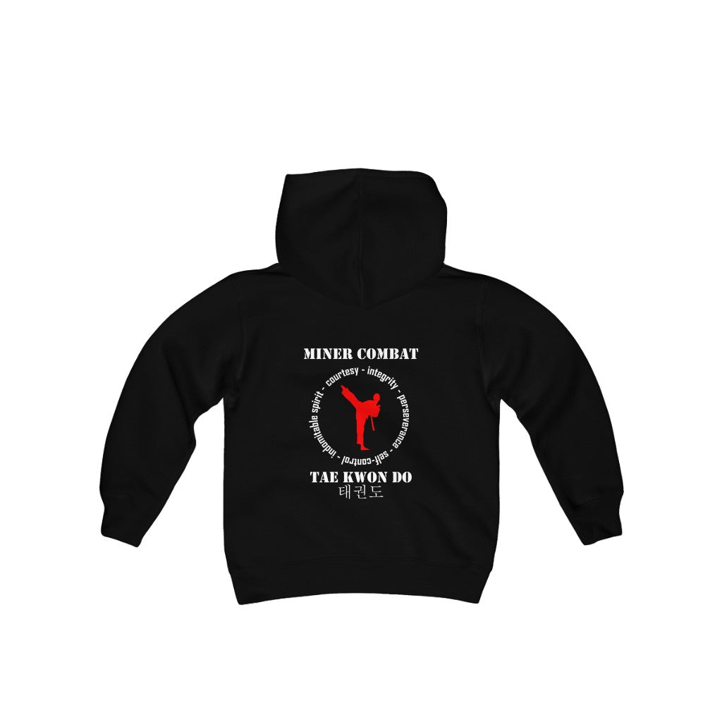 Youth Miner Combat TAE KWON DO Hooded Sweatshirt