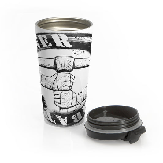 Stainless Steel Miner Combat Travel Mug