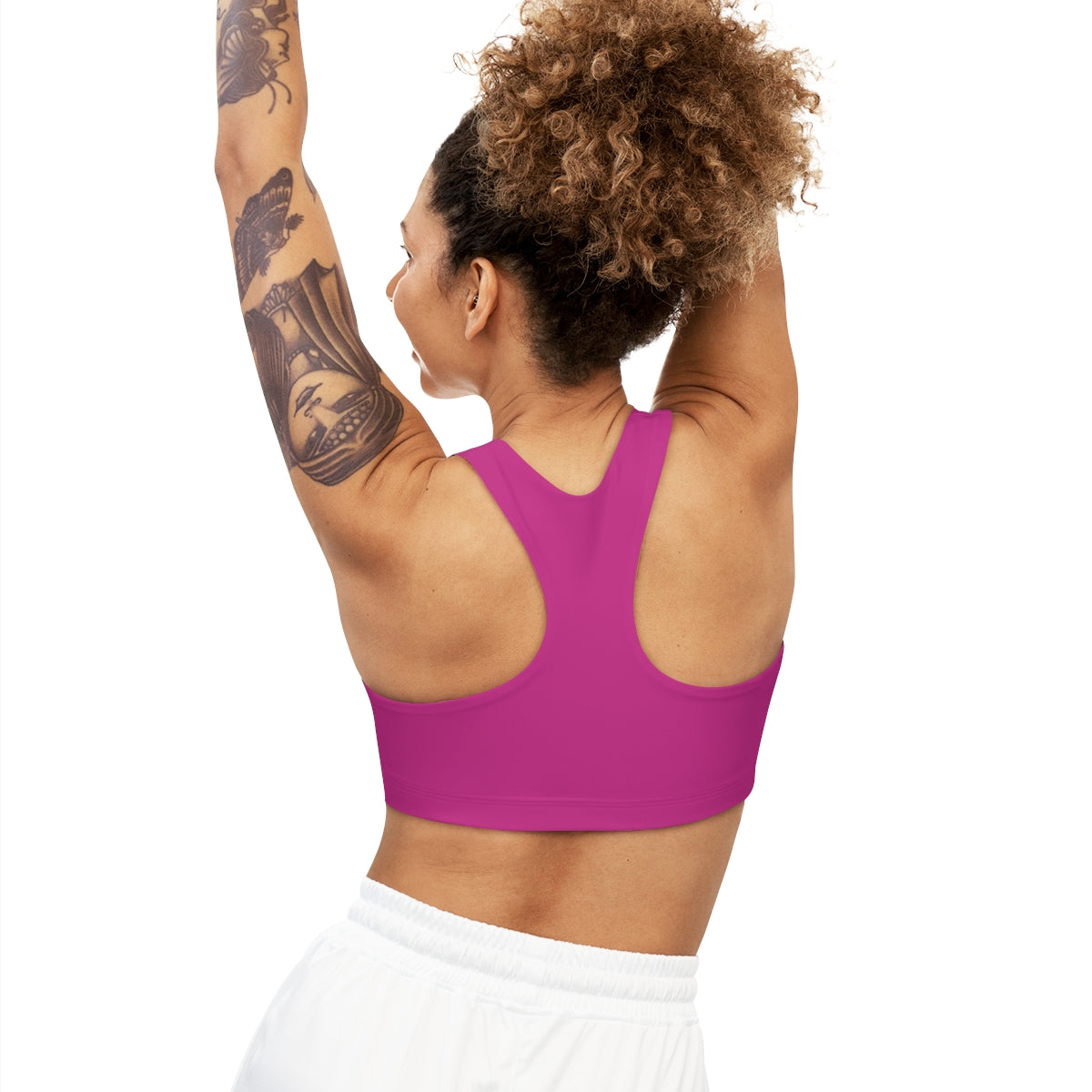 PURPLE- Seamless Miner Combat Sports Bra