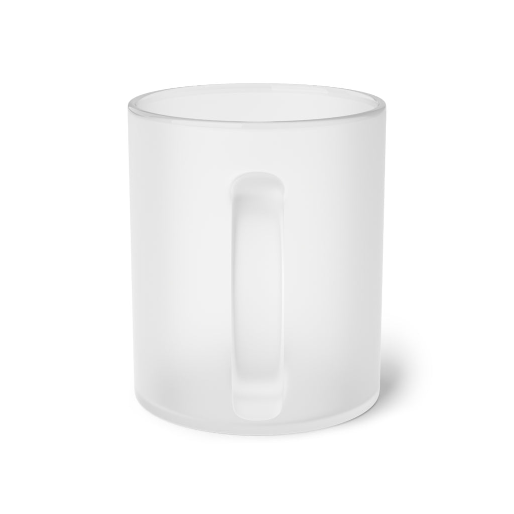 Miner Combat Frosted Glass Mug