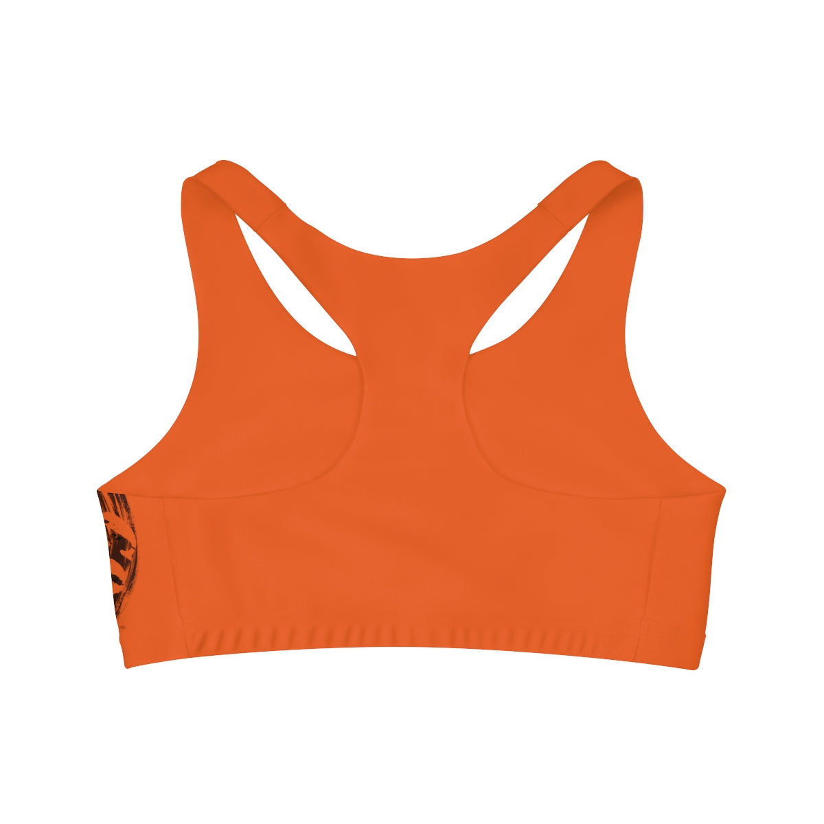 ORANGE- Seamless Miner Combat Sports Bra